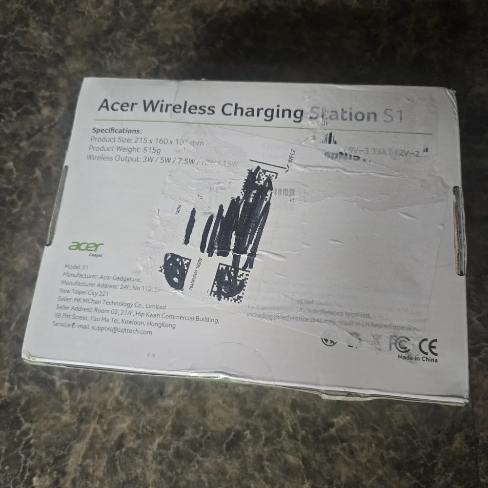Acer wireless charging